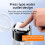 250ml Empty Alcohol Bottles Refillable Press Pump Bottle Clear Dispenser Remover Cleaner Tools Accessory 3pcs 1
