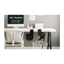 Storage Desk Cup Holder Office Desktop Bracket Computer Desk Fixed Cup Holder Desk Storage Cup Holder
