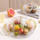Cake Stand, Round Tray with Lid, Multipurpose Tray with Handle for Tea Breakfast Office Coffee Table Large 3