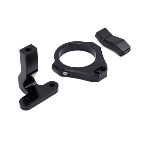 Motorcycle Stabilizer Steering Damper Clamp Mounting Bracket Support Kit for  703RR 1