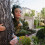 Whimsical Elf Tree Peeker Yard Art 1