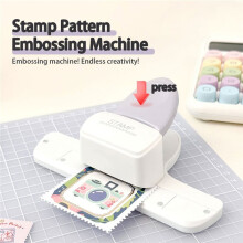 Stamp Lace Embossing Tool for DIY Handmade Notebook ,Gift Tags and Creationary Packaging, Scrapbooking and Card Making