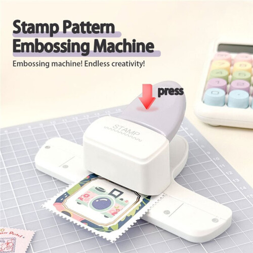 Stamp Lace Embossing Tool for DIY Handmade Notebook ,Gift Tags and Creationary Packaging, Scrapbooking and Card Making