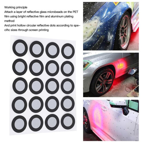3D Scanning Markers, 200 Pcs 3D Tracking Dots, 12mm ID 19mm OD, High Reflective Reference Point 1