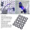 3D Scanning Markers, 200 Pcs 3D Tracking Dots, 12mm ID 19mm OD, High Reflective Reference Point 4