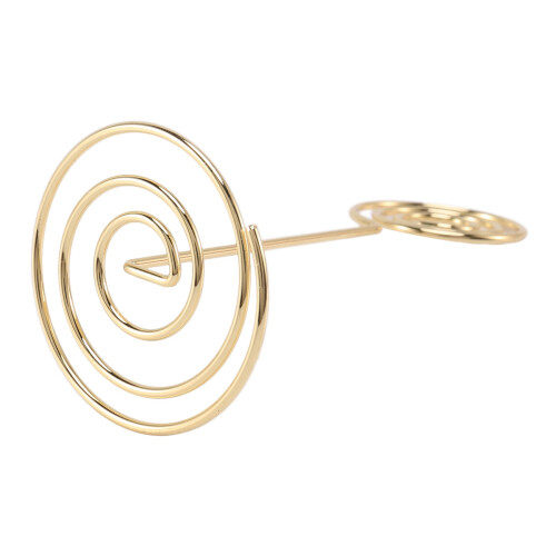 24x Numero de tabla Soportes para tarjetas Soportes Forma de circulo (oro) 2