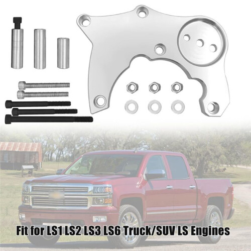 R4 AC Compressor Bracket, LS R4 High Mount A/C Bracket for Chevy   LS LQ LS2 LS3 LS6 1