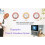 System WiFi 2000MAh Battery Fingerprint  and Attendance Machine System Employee  Clock System US Plug 6