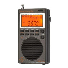 HanRongDa HRD-747 Tragbares Multiband-Radio FM/MW/SW/SSB/LSB/AIR/CB/VHF/UHF/UBD/WX Vollband--Stereo-RadioempfäNger