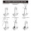 3X Car Body Repair Tool Spot Welding Dent Puller Ring -Gun Shoot Reload Washers Continuous Ejector with 60Pcs Washers 8