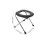 1Chaise Commode Pliable Pour Adulte Facile À Transporter 3