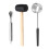 1Set Kit Apricocco Manuale Acciaio E Legno Per Uso Domestico E Esterno 8