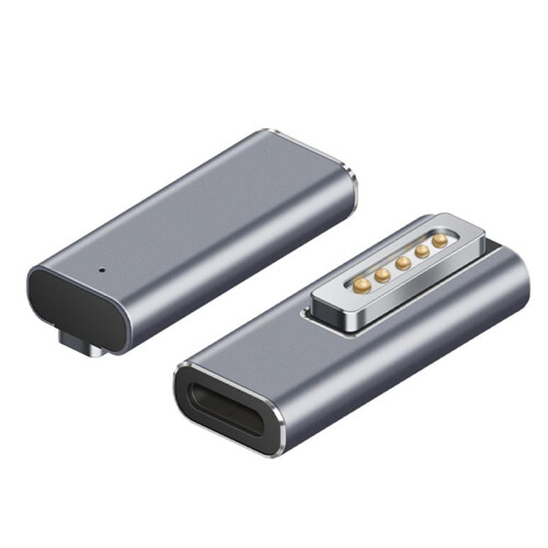 Magnetic USB C Adapter Type C/DC5521 to  2 Connector PD Quick Charge Adapter for  Air/Pro 1