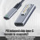 Magnetic USB C Adapter Type C/DC5521 to  2 Connector PD Quick Charge Adapter for  Air/Pro 8