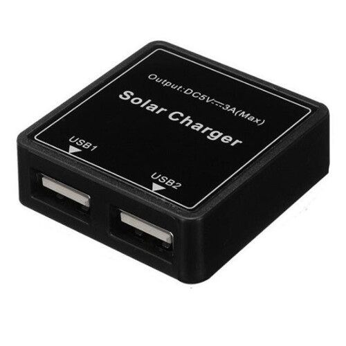 5PCS Solar Panel Charger Power Bank 5V 3A Dual USB Charge Voltage Controller Regulator Stabilizer Charger 1
