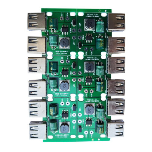 5PCS Solar Panel Charger Power Bank 5V 3A Dual USB Charge Voltage Controller Regulator Stabilizer Charger 2