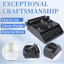 Retro Typewriter Old-Fashioned Typewriter Home Decoration Model Props Ornaments Best Gift for Kids Children