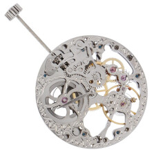 6498 Mechanical Watch Movement 21600 Bph for ETA 6498 Watch Hand Winding Hollow Skeleton Movement Replacement