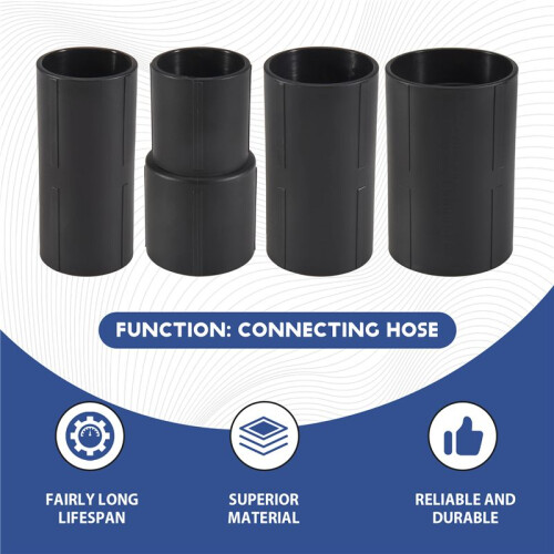 4PCS Vacuum Cleaner Dust Filter Conversion Connector  Adapter for Inner Diameter 32/40/50mm Thread Hose Parts 1