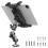 Supporto per Telefono da Auto con Base per Trapano Resistente, Supporto per Tablet, Supporto per Cruscotto, Regolabile A 360, Supporto A 2 Stadi per 3