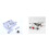 Metal Steering Servo Fixed Mount Bracket  with Metal Pull Rod Base  & Axle  Servo Bracket Mount Accessories 2