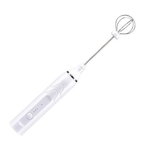 Ηλεκτρικό Μίξερ Χειρός Επαναφορτιζόμενο USB, Ανοξείδωτο Ατσάλι, 1 τεμάχιο 1