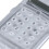 2X Clear Plastic Casing 8 Digits Electronic  Calculator W Keychain 8