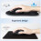 Mouse Pad with Wrist Support, Ergonomic Gaming Mouse Pad Pain Relief, Portable Comfortable Mousepad for Computer Office 3