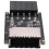 Motherboard USB2.0 9Pin zu TYPE-C A-KEY Frontanschluss Konverter USB3.2 TYPE-E Interface Header Adapter Extender Card 2