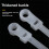 Nylon Cable Ties with Screw Hole - Self-Locking, Multi-Size Bundle Straps for Wire Organization, 3