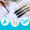 Blending Stumps for Drawing, with 40 Pcs Replacement Sponge Wipes Art Blending Tools for Highlighting, Shadowing 1