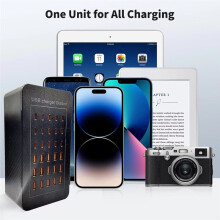 Chargeur Mural 150 W 30  15 C 15 A, Station de Charge Rapide pour Téléphone Portable, Adaptateur Secteur, Hôtels, Magasins, Prise UE