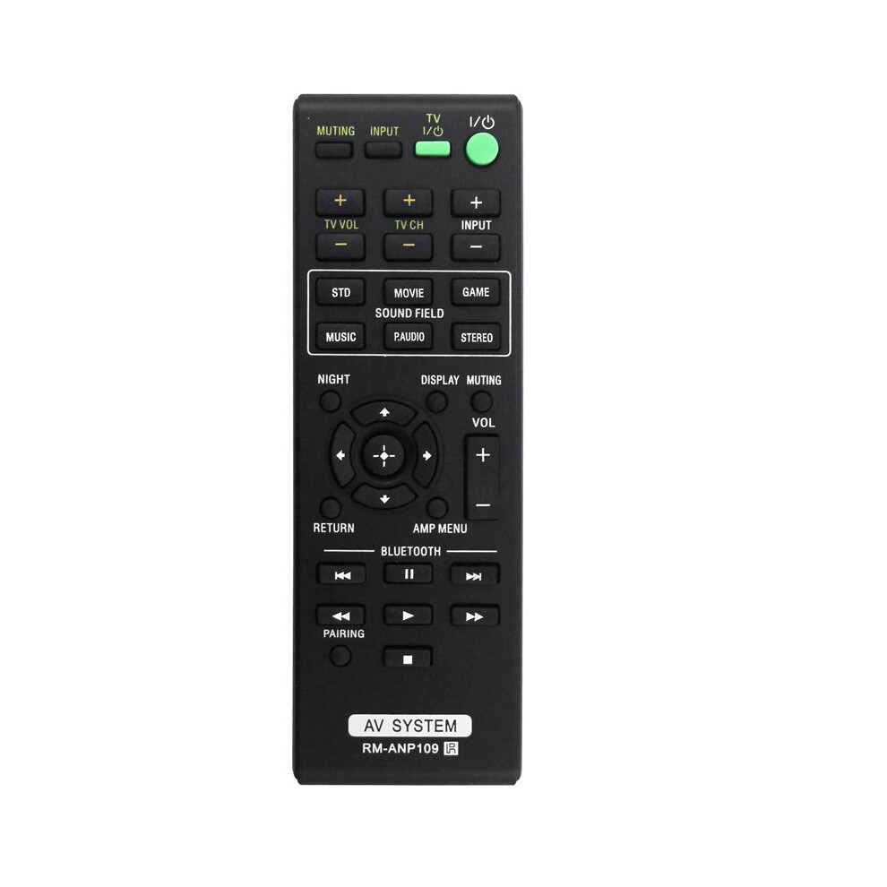 Rm-Anp109 Replace Remote For Home Theater Sound Av System Ht-Ct260 Ht-Ct260c Ht-Ct260h Ht-Ct260hp Ht-Ct260w Sact260 4711256768755