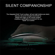 Für Wireless Mouse Touch Magic Mouse für Pro Air PC Laptop Gaming Mäuse 2,4G USB Maus Schwarz