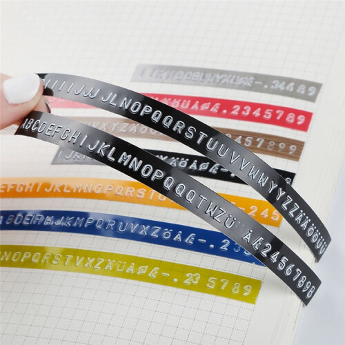 CIDY C101 3D Embossing Label Maker with 2 Black Ribbon, Replace  E101  12965  1880 1610 E5500 Typewriter 2