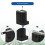 10pcs  Power Jack Socket 2.1mm -Type PCB Mount 6