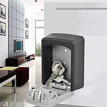 Wall Mounted Key Lock Box Digital Password Lock Office Key Safe Secret Storage Box