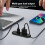 Desktop Embedded USB Socket Furniture Desk Portable TYPE-C and USB Charging Plug Computer Desk Office Accessories 2