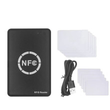 RFID NFC  Chip Reader/Writer+5XUID/CUID Card 125K 13.56M RFID Duplicator Tag Copy Clone ID IC Key Badge Copier