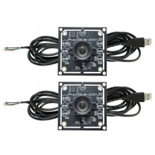2PCS 100 Degree Camera Module 1MP OV9732 1280x720 USB Free Driver Manual Focus,with 3 Meter Cable for WinXP/7/8/10