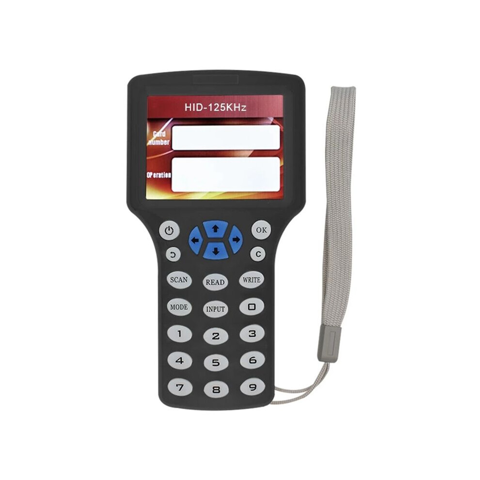 10 Frequency Rfid Nfc Card Reader Writer Duplicator 125Khz 13.56Mhz Rfid Copier Key Replicator Programmer 4711367323829