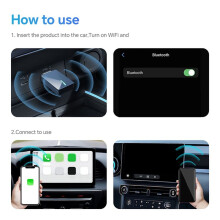U3 Box Kabelloses CarPlay Direktes Plug-in Dual-Use Android Auto Plug & OTA Online-Upgrade Automatische Verbindung,B