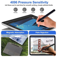 Slim Pen 2 for Surface Pro 9/8/7/6/5/4/3/X, Surface Go 3/2/1,Book 3/2/1,Laptop 4/3/2/1,Studio /2/1,USB-C Charge