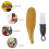 Fischförmiges ABS Guiro Perkussionsinstrument mit Bürste, 26 cm 4