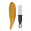 Fischförmiges ABS Guiro Perkussionsinstrument mit Bürste, 26 cm 7