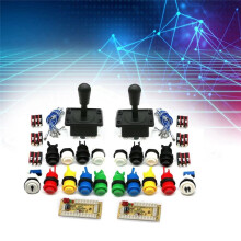 Arcade Game DIY Kit Zero Delay USB Board Controller for Pc Raspberry Pi US Style Joystick Happ Push Button Player Part