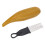 Fischförmiges ABS Guiro Perkussionsinstrument mit Bürste, 26 cm 11