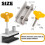 10 Sets Adjustable Sliding Window Locks with Keys - for Vertical & Horizontal Windows/Doors, Home Office Patio Bedroom 7