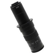 Lab Microscope Accessories Adjustable Magnification C Mount Lens for -Compatible VGA USB Microscope Camera 180X