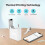 Portable Label Maker D12 Adhesive Sticker Printer  Inkless  Labeling Machine Thermal Printer 5